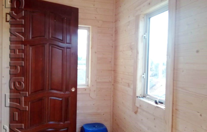 4 Каркасно-щитовой дом по проекту ОД-7, 6×8, 48 м², Рязанская область,  Милославский район, Село Чернава (3)